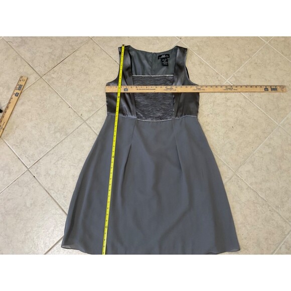 Midnight Velvet Fit & Flare cocktail party sleeveless midi Dress women’s size 14 - Picture 7 of 12